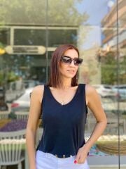 Antrasit Askılı Bluz