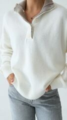 YAKASI DÜĞMELİ  KAZAK